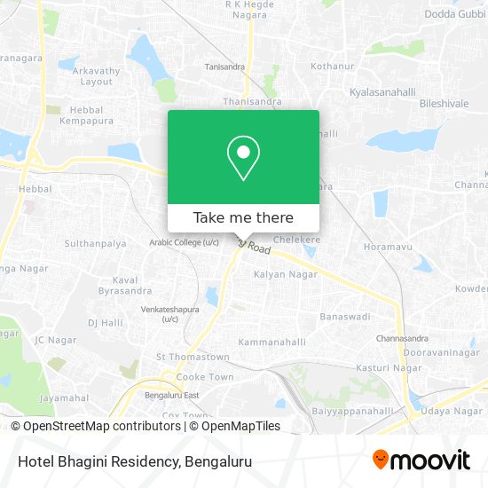 Hotel Bhagini Residency map