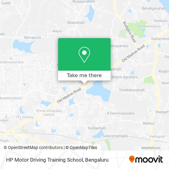 HP Motor Driving Training School map