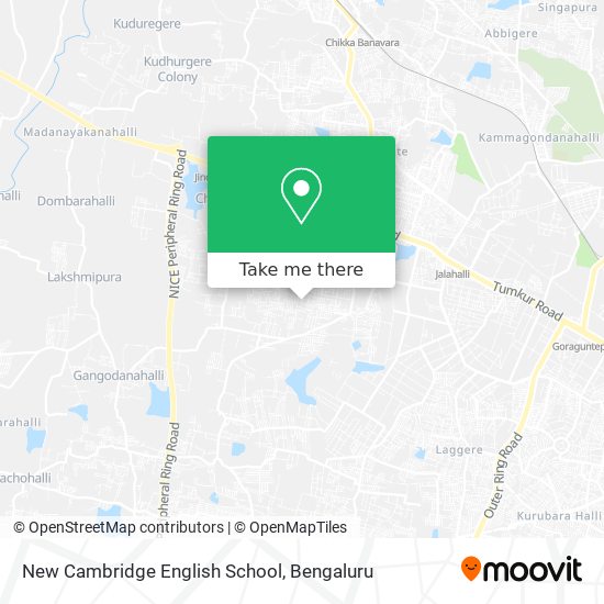 New Cambridge English School map