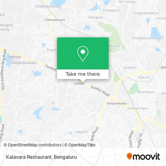 Kalavara Restaurant map