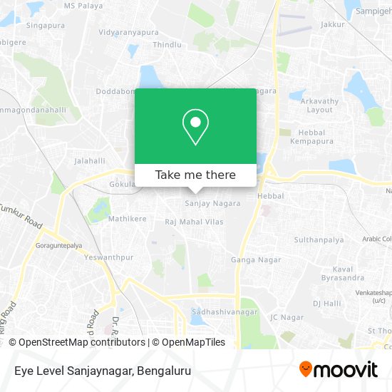 Eye Level Sanjaynagar map