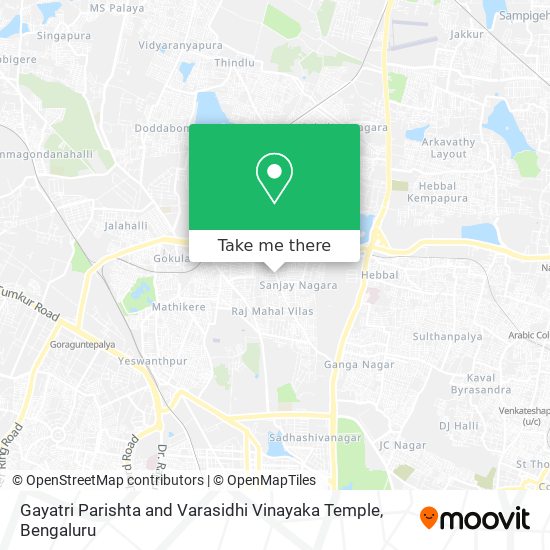 Gayatri Parishta and Varasidhi Vinayaka Temple map