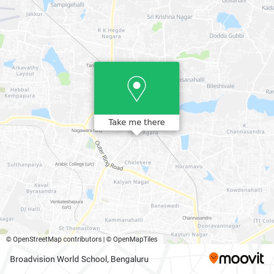 Broadvision World School map