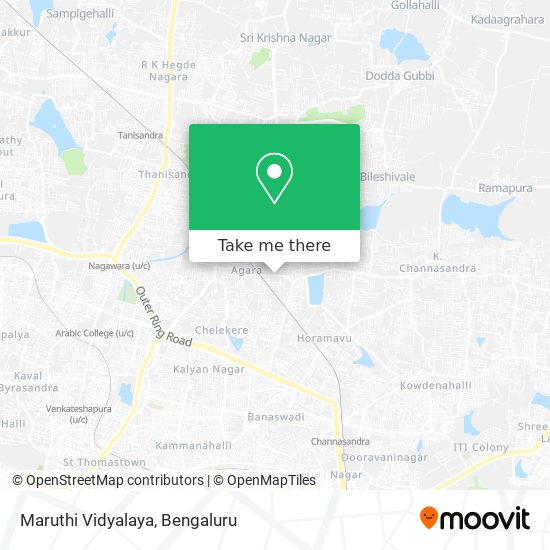 Maruthi Vidyalaya map