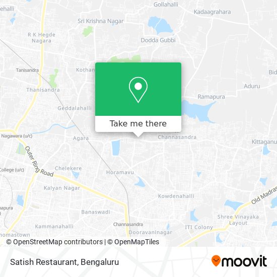 Satish Restaurant map