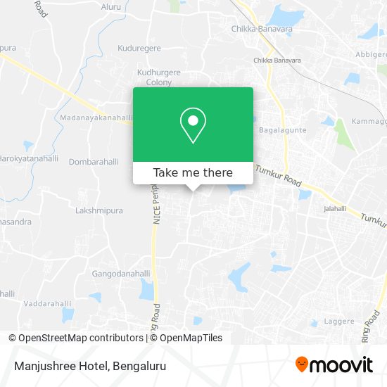 Manjushree Hotel map