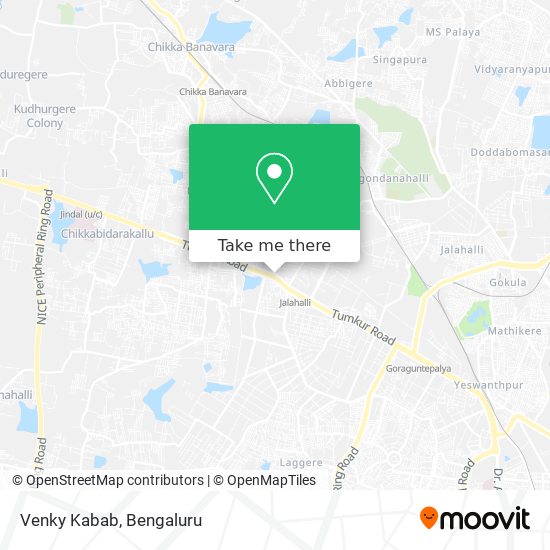 Venky Kabab map