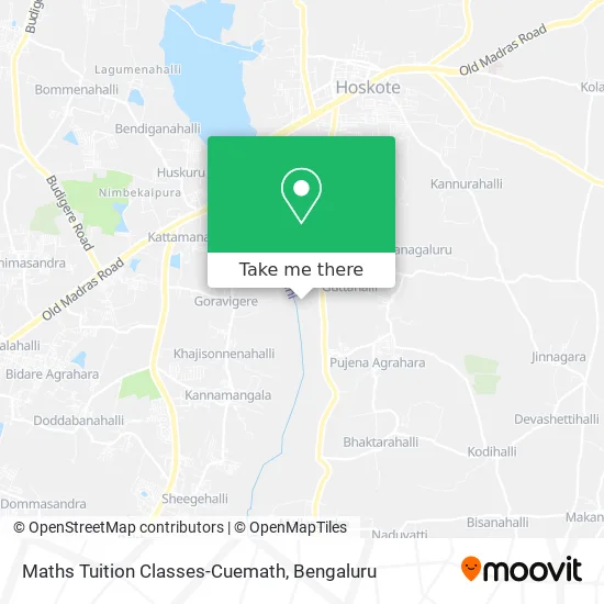 Maths Tuition Classes-Cuemath map
