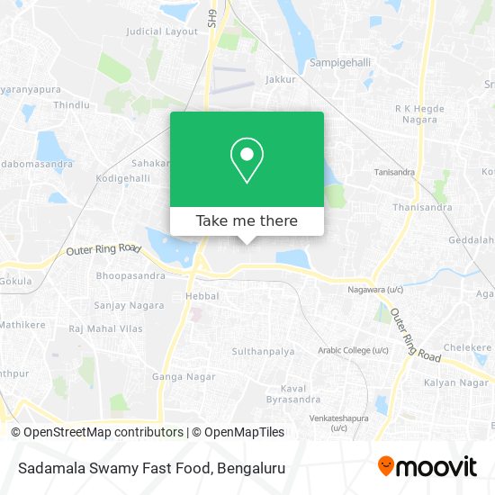 Sadamala Swamy Fast Food map