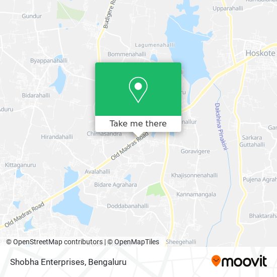 Shobha Enterprises map