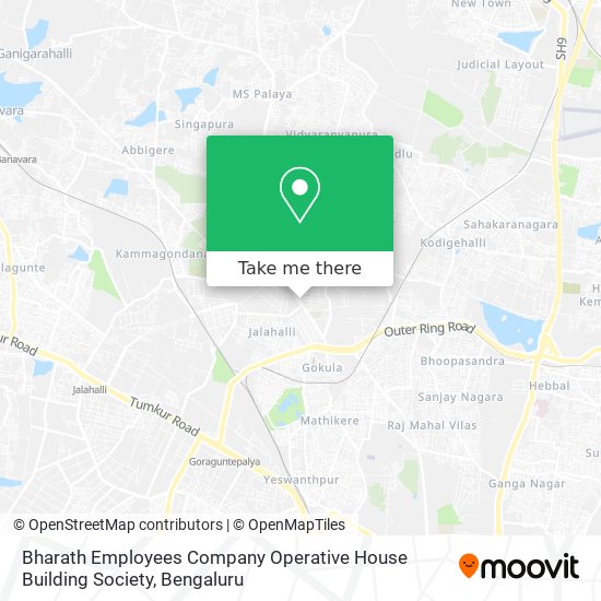 Bharath Employees Company Operative House Building Society map