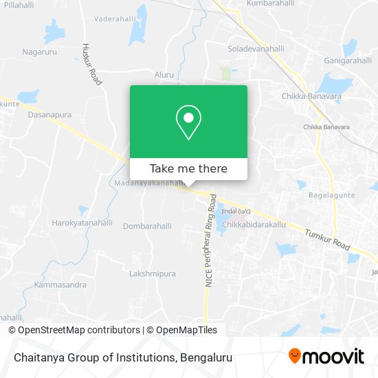 Chaitanya Group of Institutions map