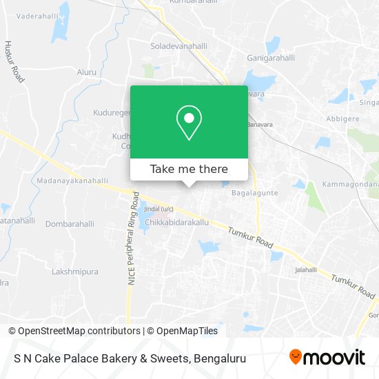S N Cake Palace Bakery & Sweets map