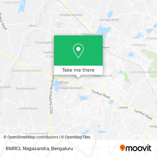 BMRCL Nagasandra map