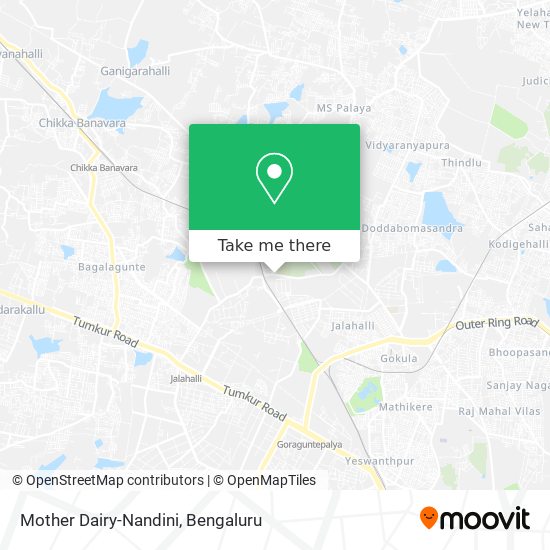 Mother Dairy-Nandini map