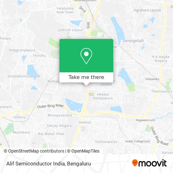 Alif Semiconductor India map