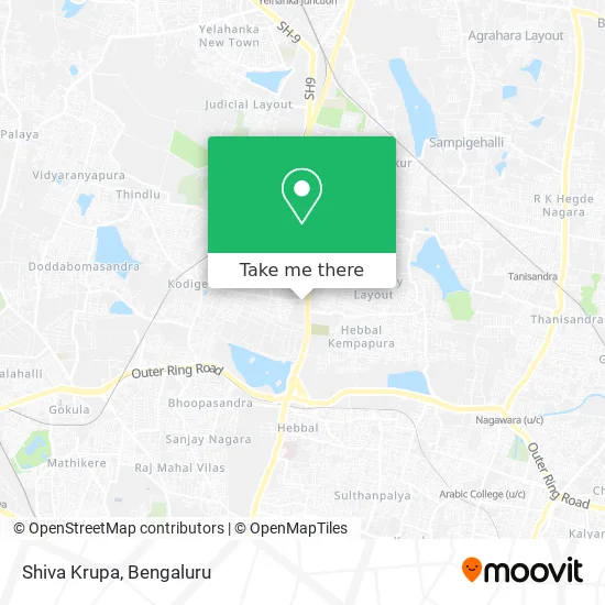 Shiva Krupa map