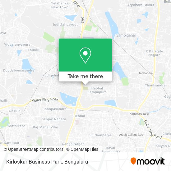 Kirloskar Business Park map