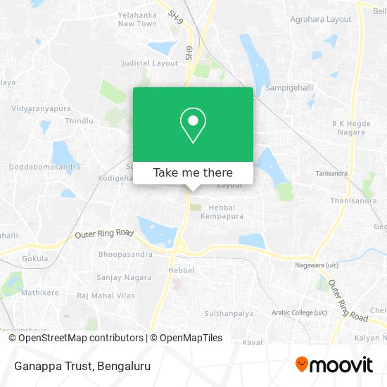 Ganappa Trust map