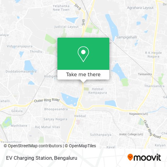 EV Charging Station map