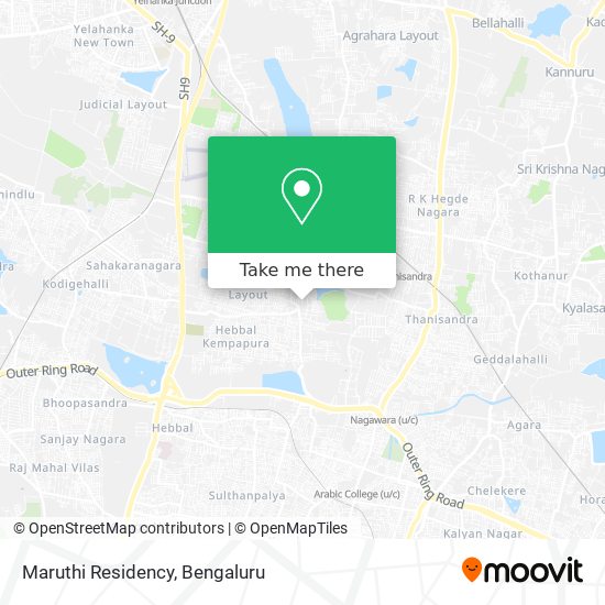 Maruthi Residency map