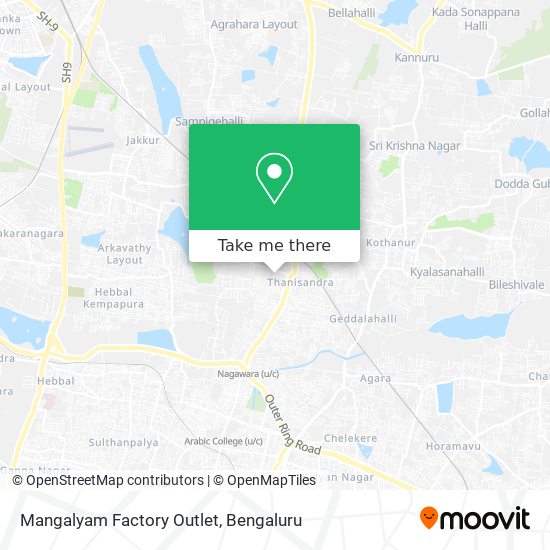 Mangalyam Factory Outlet map