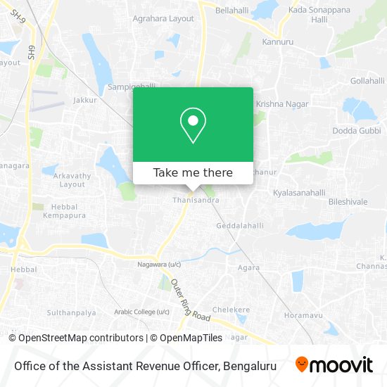 Office of the Assistant Revenue Officer map