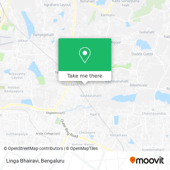 Linga Bhairavi map