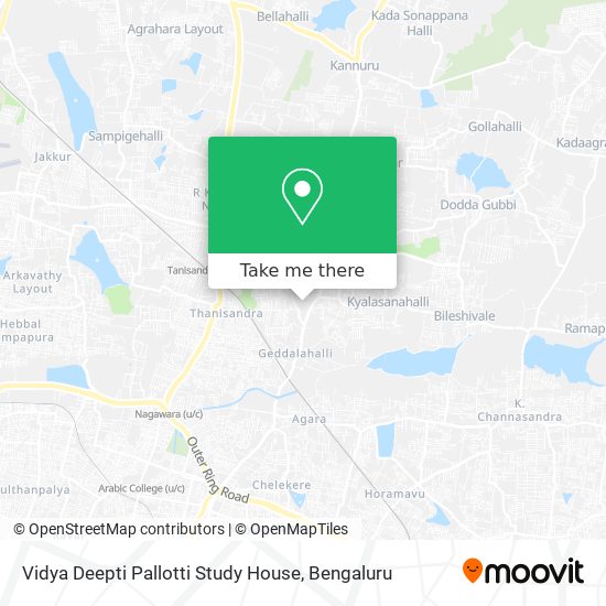 Vidya Deepti Pallotti Study House map