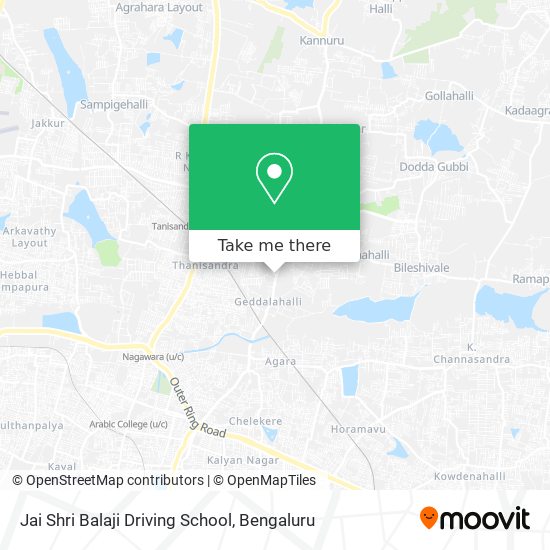 Jai Shri Balaji Driving School map
