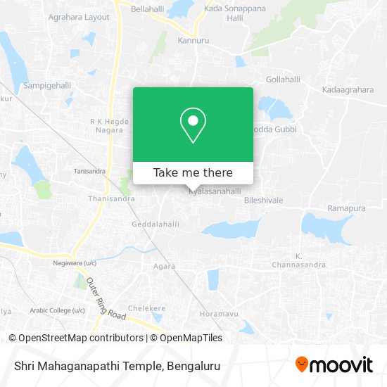 Shri Mahaganapathi Temple map