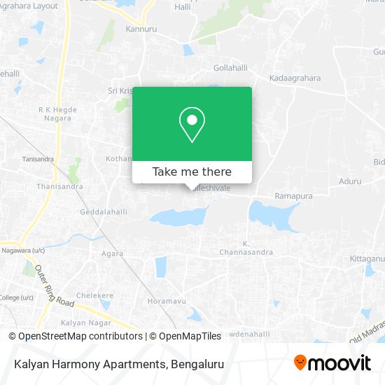 Kalyan Harmony Apartments map