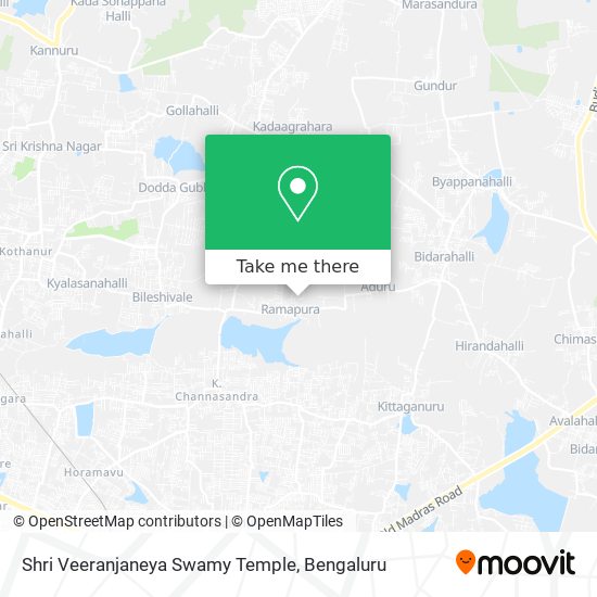 Shri Veeranjaneya Swamy Temple map