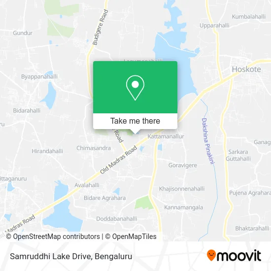Samruddhi Lake Drive map
