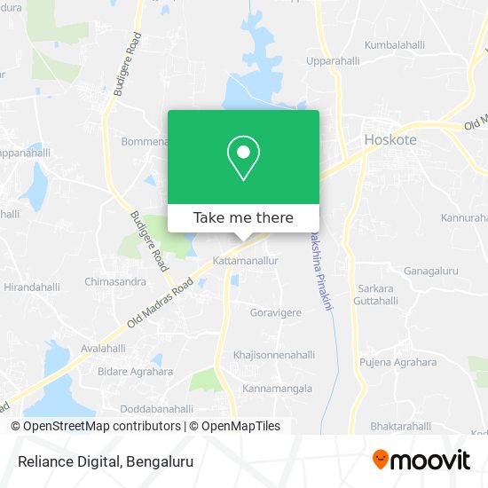 Reliance Digital map