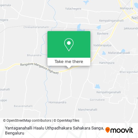 Yantaganahalli Haalu Uthpadhakara Sahakara Sanga map