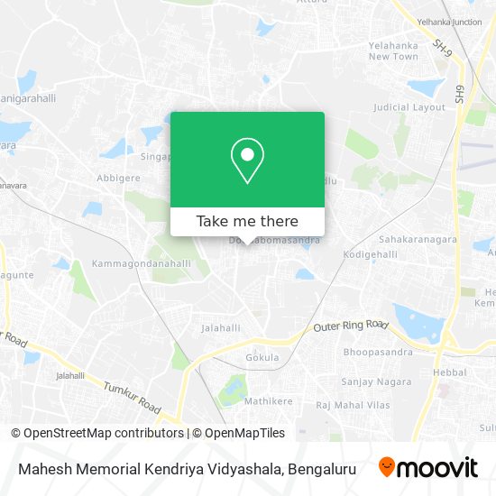 Mahesh Memorial Kendriya Vidyashala map