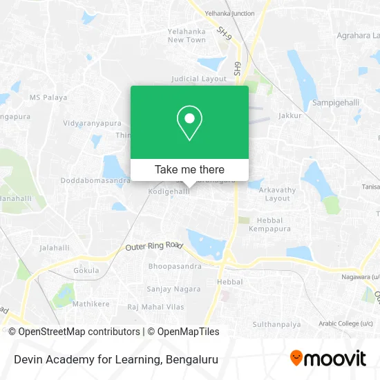 Devin Academy for Learning map