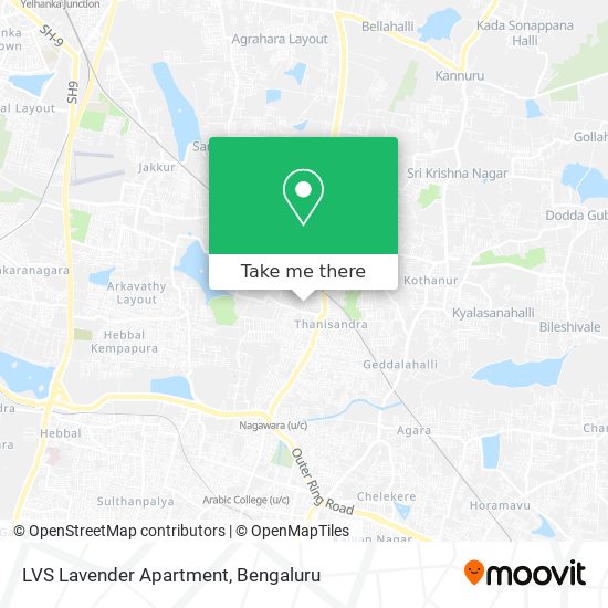 LVS Lavender Apartment map