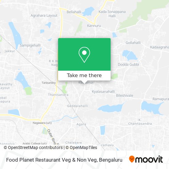 Food Planet Restaurant Veg & Non Veg map