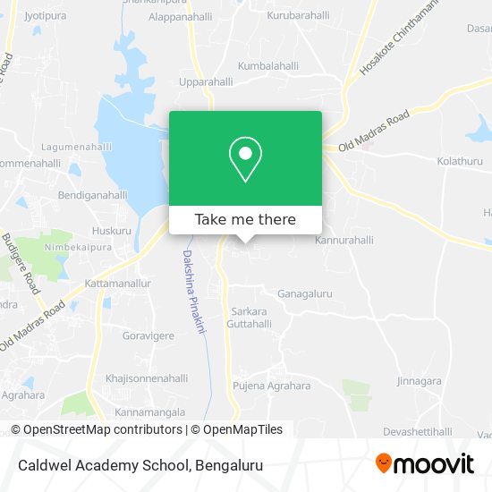 Caldwel Academy School map