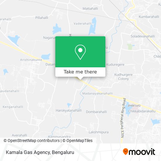 Kamala Gas Agency map