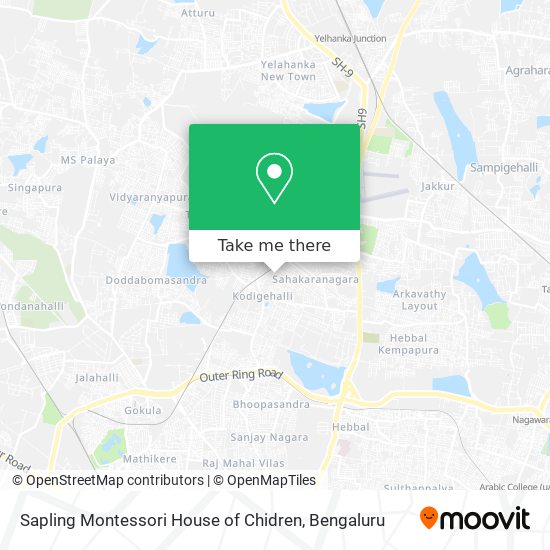 Sapling Montessori House of Chidren map