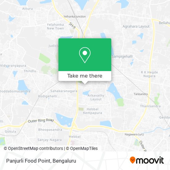 Panjurli Food Point map