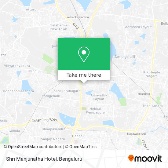 Shri Manjunatha Hotel map