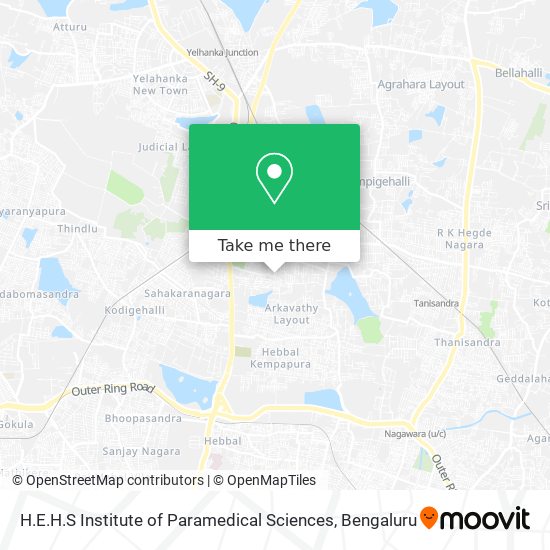 H.E.H.S Institute of Paramedical Sciences map