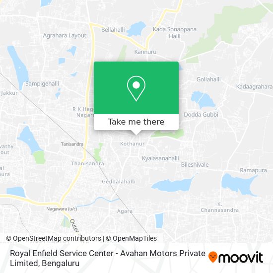 Royal Enfield Service Center - Avahan Motors Private Limited map