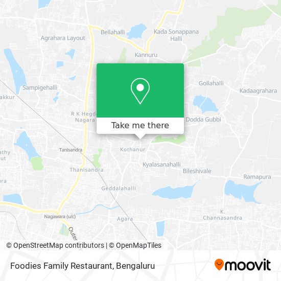 Foodies Family Restaurant map
