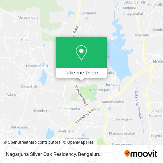 Nagarjuna Silver Oak Residency map