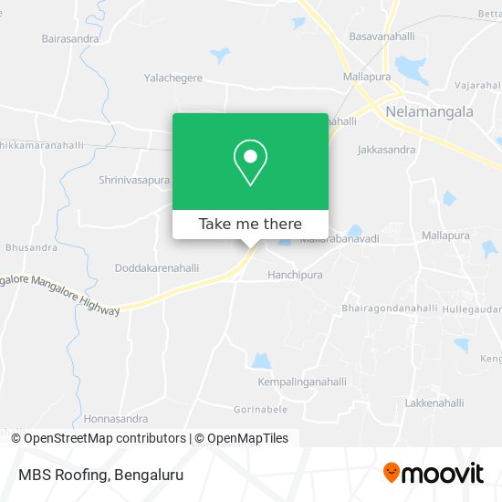 MBS Roofing map